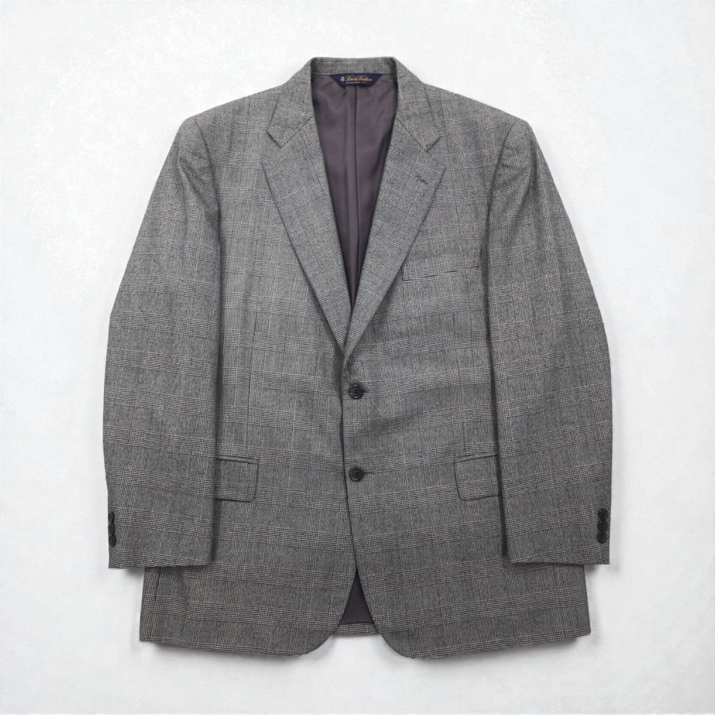 Brooks Brothers 2B セットアップ スーツ L グレンチェック ウール 2