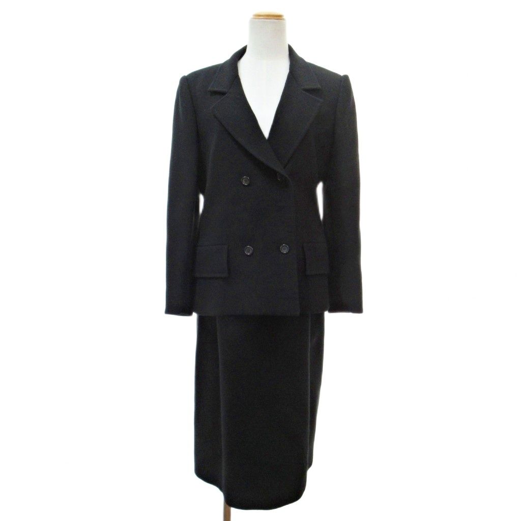 ランバン LANVIN PARIS セットアップ スカート ダブル スーツ