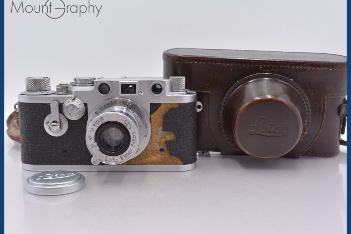 実用 ライカ Leica IIIF RD レッドシンクロ エルマー Elmar 5 cm F 3.5 ケース 前キャップ 同梱無料 7940