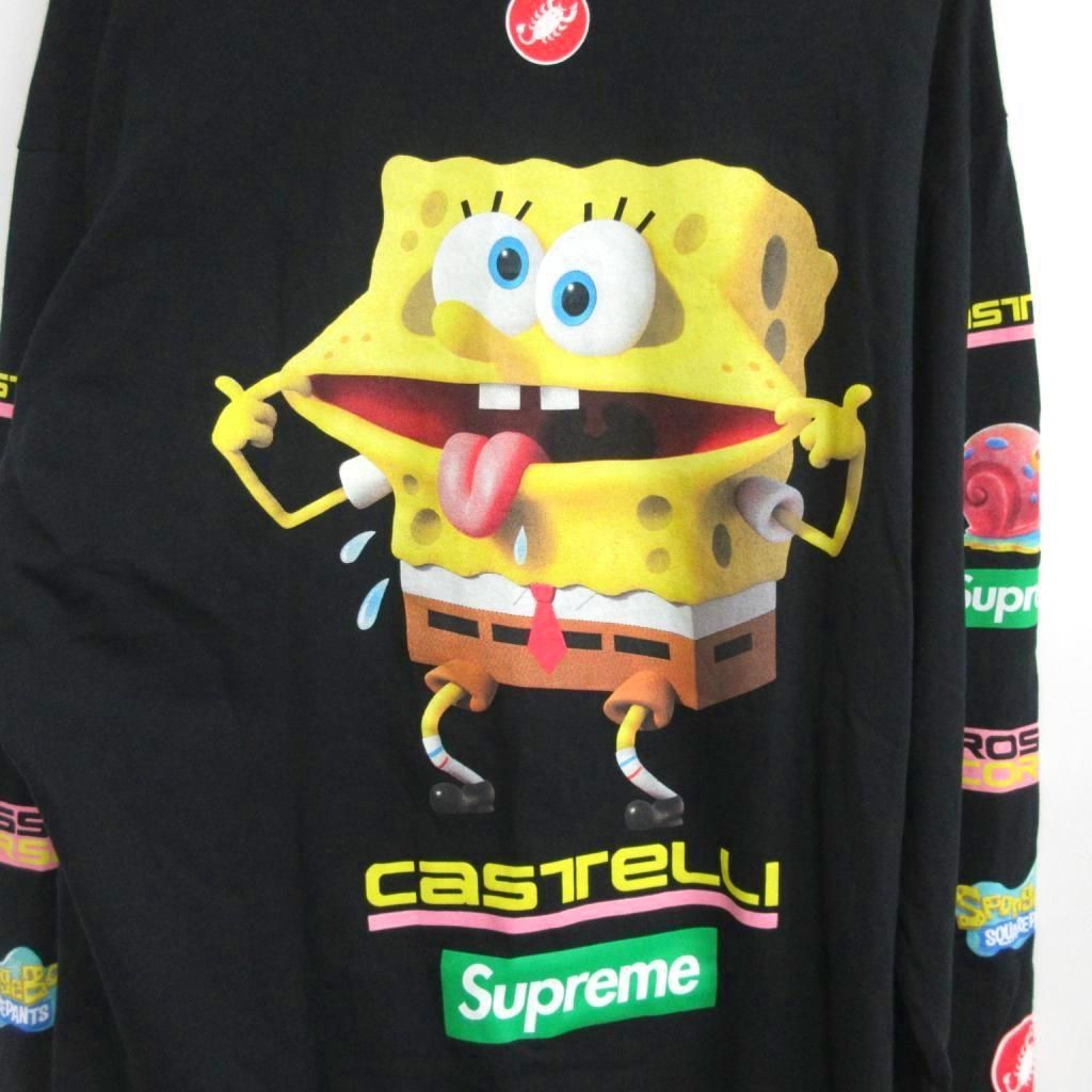 シュプリーム SUPREME 25SS Sponge Bob Castelli Cycling L/S Tee
