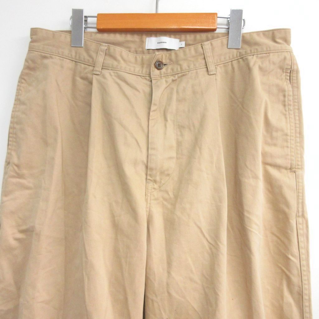 グラフペーパー Graphpaper 20SS Military Cloth Belted Pants