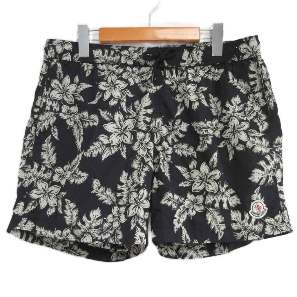 MONCLER ショートパンツ　水陸両用　総柄　ロゴ　ワッペン　L モンクレール MONCLER BOXER MARE ショートパンツ ショーツ
