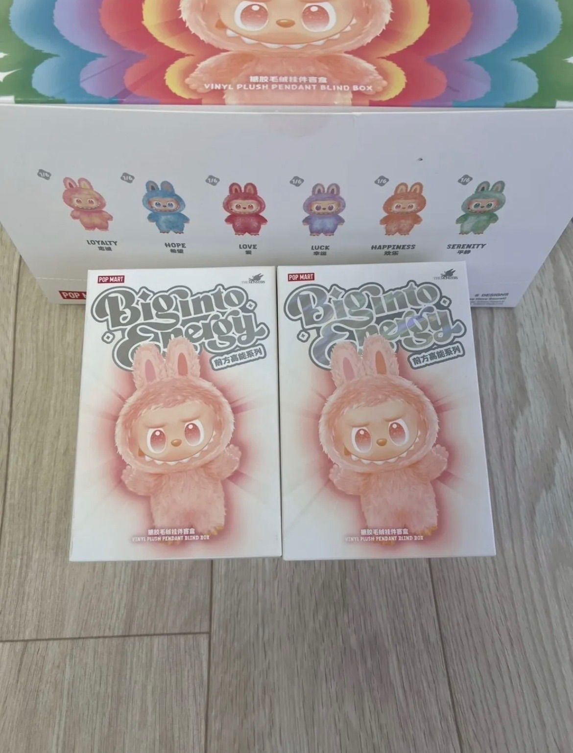 ⭐️【正規品・新品未開封】ラブブ Labubu Big into Energy 2ピース