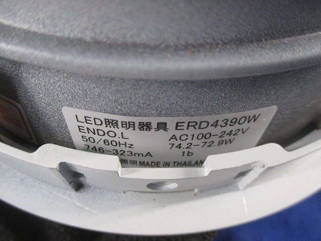 ライト・照明 LEDベースダウンライト(昼白色)(電源ユニットなし) ERD4390W