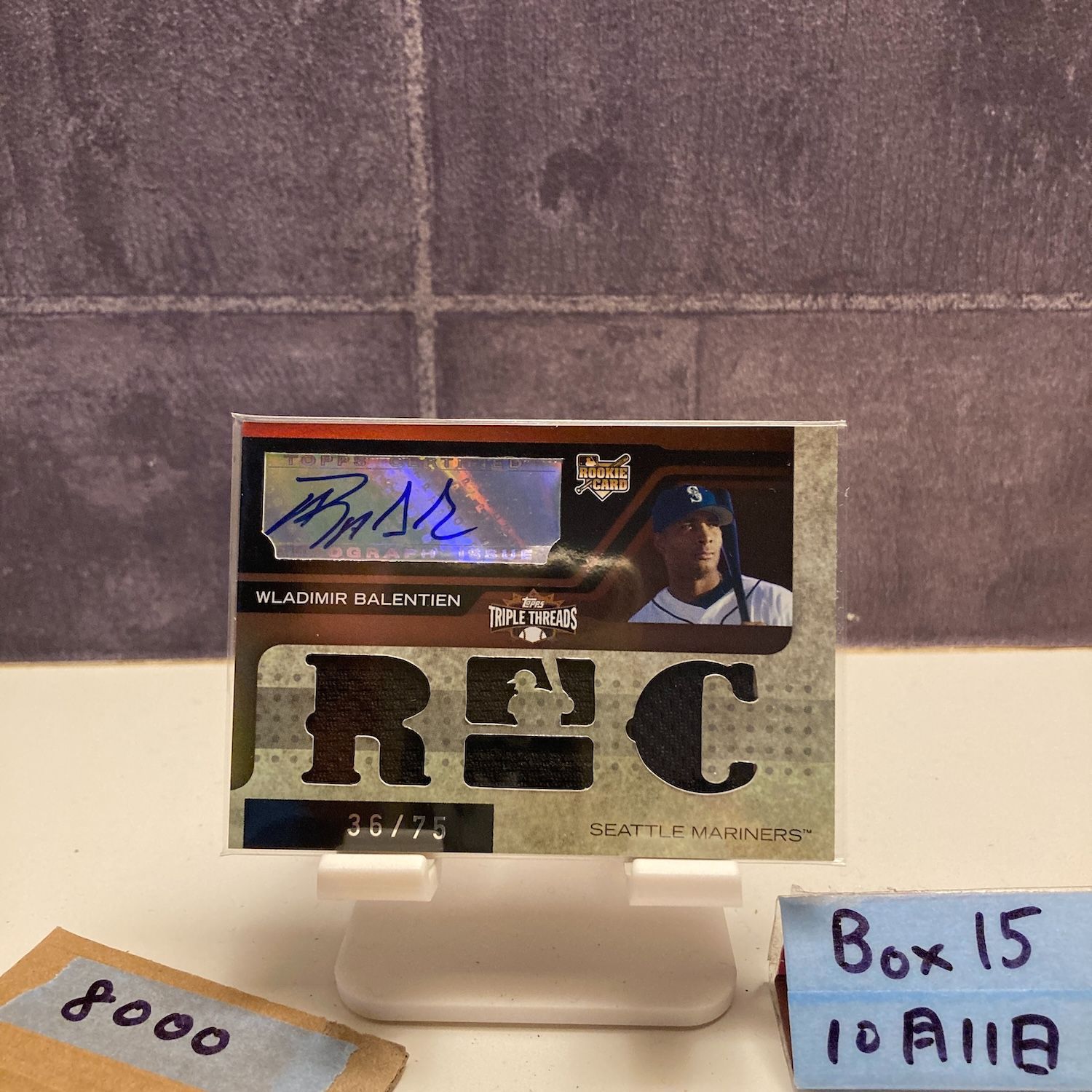 2008 Topps Triple Threads Wladimir Balentien 36/75 直筆サイン
