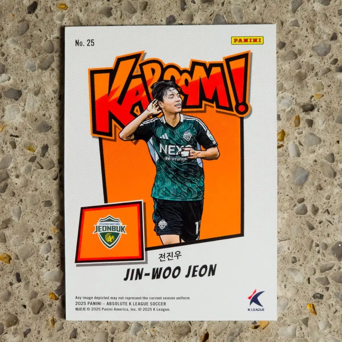Panini パニーニ アブソルート 全北現代モータース チョン ジヌ CHUN Jinwoo カ붐 KaBOOM SSP