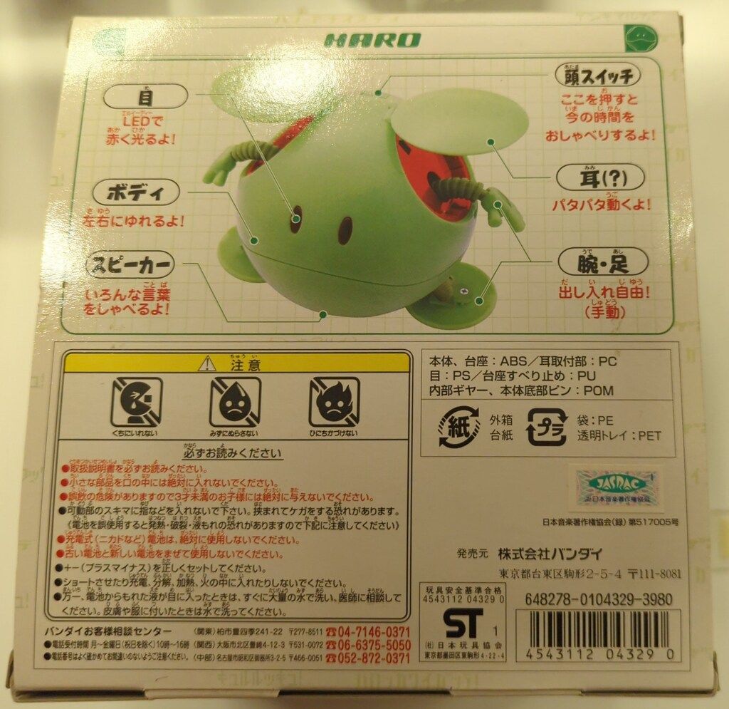 バンダイ 1/4 マスコットロボ 機動戦士ガンダム ハロ(黄緑/ノーマル