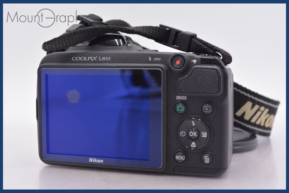 ニコン Nikon COOLPIX L810 26x 単三電池仕様 前キャップ、元箱、取扱