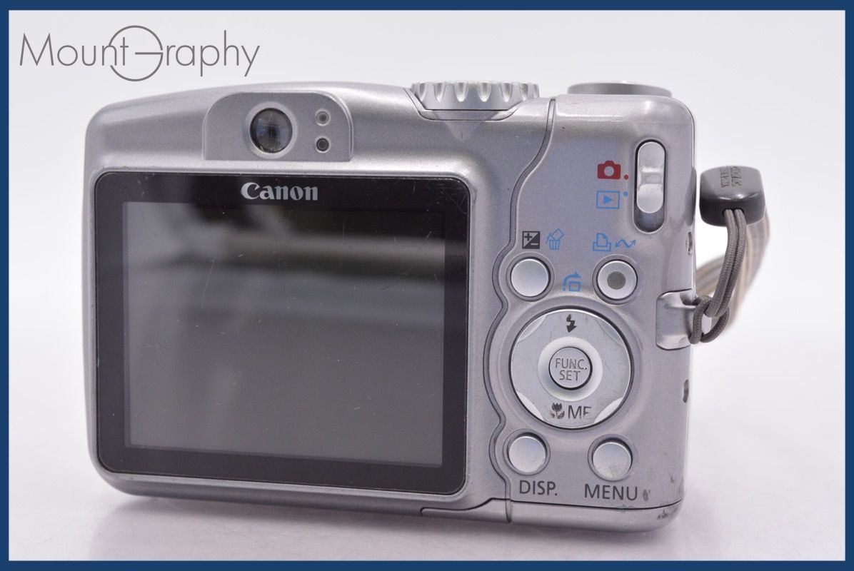 【美品】Canon PowerShot A710 IS 単3電池駆動 ☆実用美品☆ キヤノン Canon PowerShot A710 IS 6x 単三電池仕様 元箱