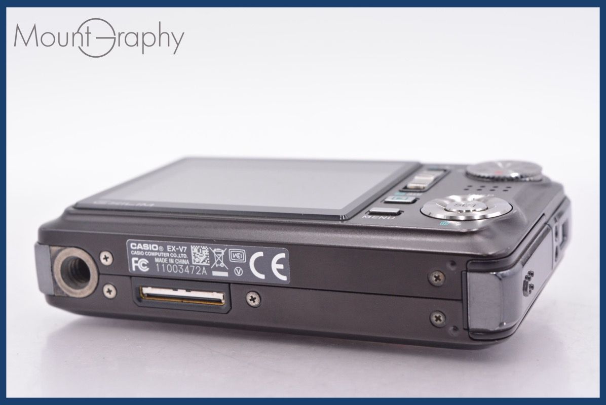 カシオ CASIO EXILIM EX-V7 7x 元箱、取扱説明書、充電スタンド付属 同