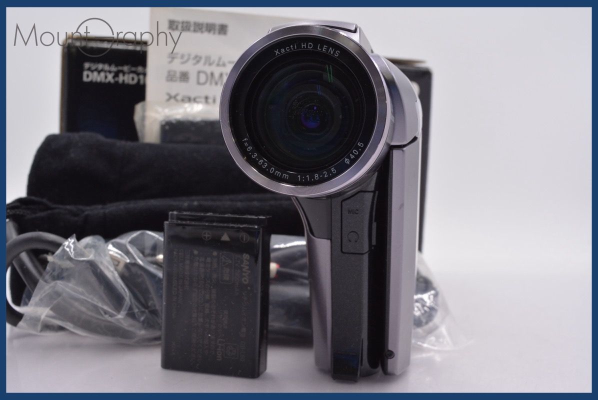 ☆良品☆ サンヨー Sanyo Xacti DMX-HD 1010 10x 元箱、バッテリー