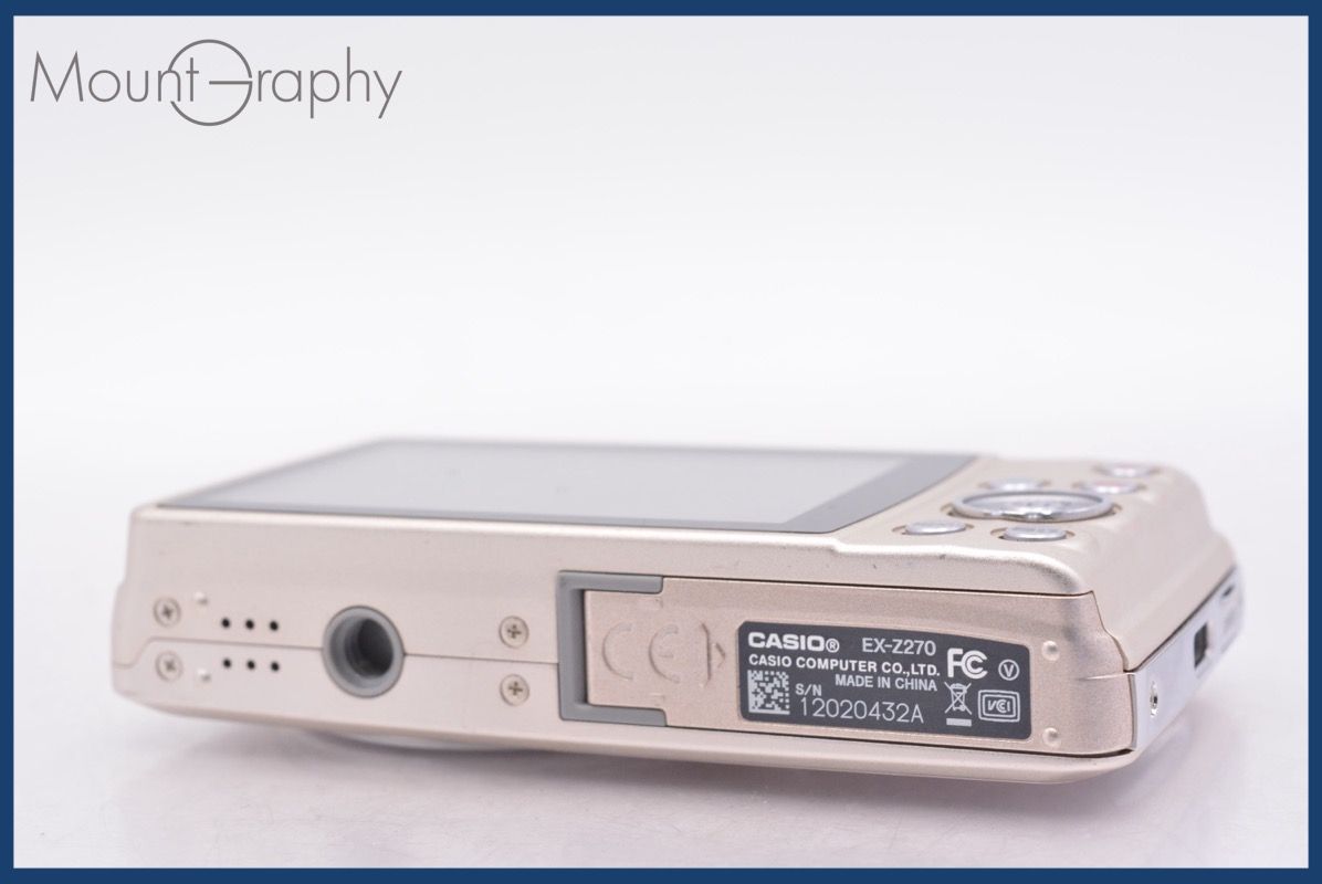 カシオ CASIO EXILIM EX-Z270 4x バッテリー付属 同梱無料 #mj6983