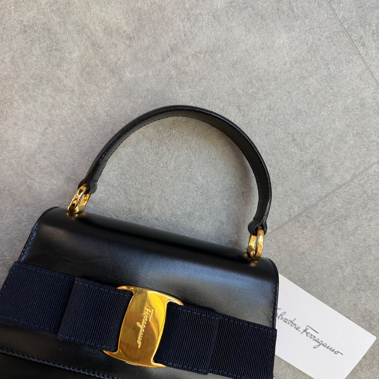 美品 SalvatoreFerragamo サルヴァトーレフェラガモ 2way ショルダー