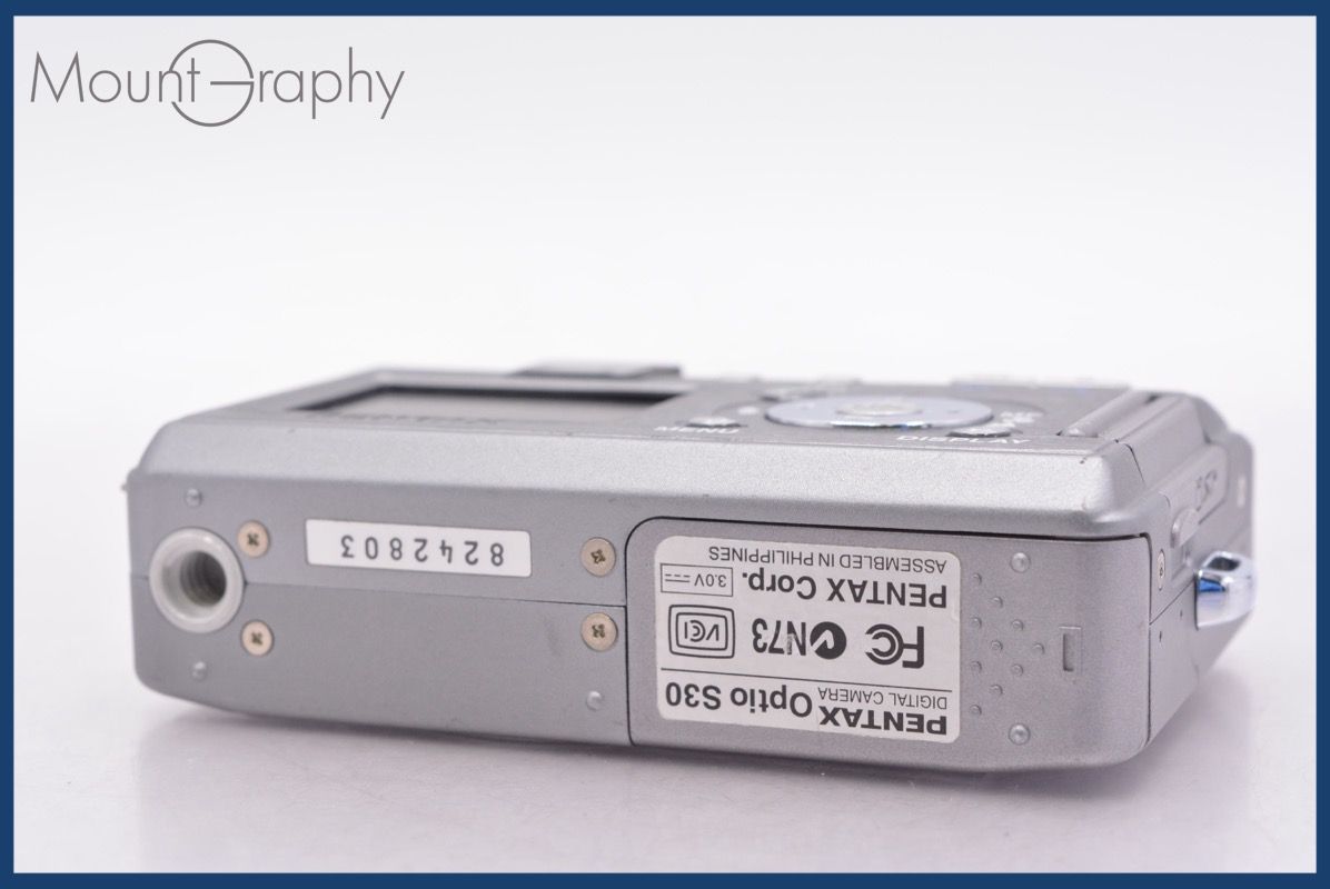 ペンタックス PENTAX Optio S30 3x 単三電池仕様 メモリカード付 ☆完