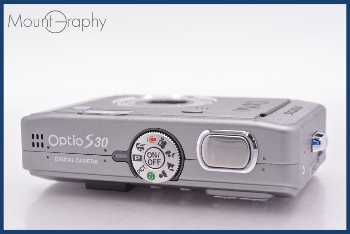 ペンタックス PENTAX Optio S30 3x 単三電池仕様 メモリカード付 ☆完