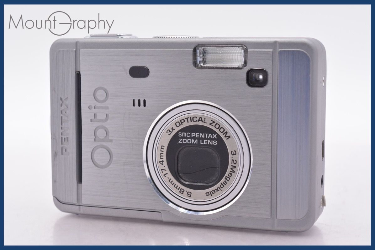 ペンタックス PENTAX Optio S30 3x 単三電池仕様 メモリカード付 ☆完