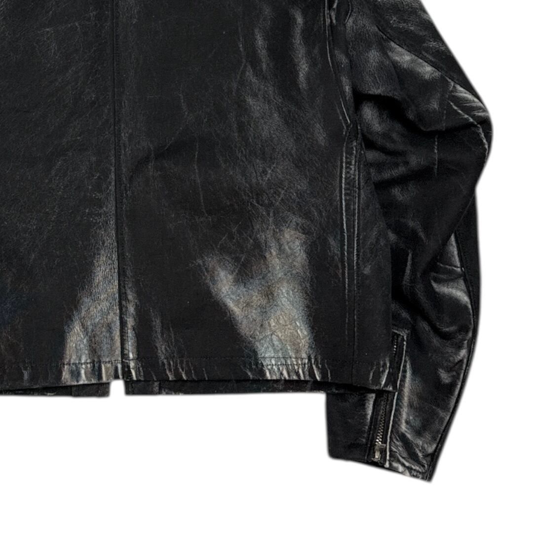 eYe JUNYAWATANABE MAN x BATES 転写プリントライダースジャケット