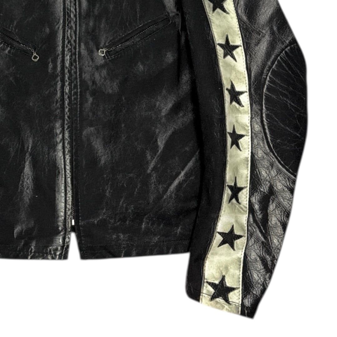 eYe junya watanabe MAN 転写 bates ライダース eYe JUNYAWATANABE MAN x BATES 転写プリントライダースジャケット