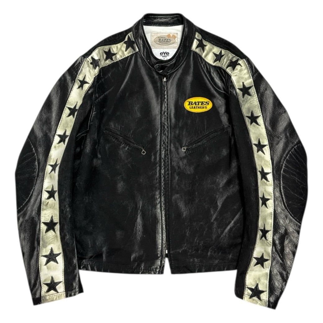 eYe junya watanabe MAN 転写 bates ライダース eYe JUNYAWATANABE MAN x BATES 転写プリントライダースジャケット