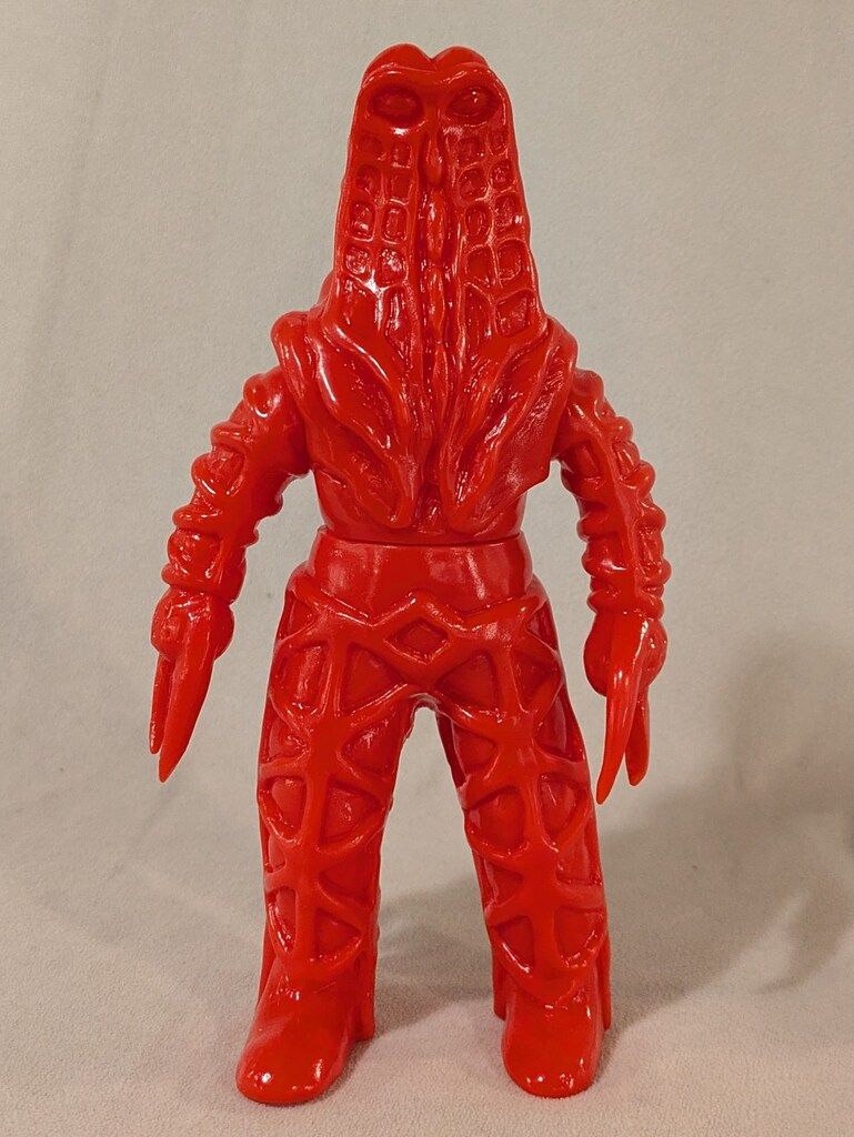 M1号 M1号ウルトラシリーズ ゴドラ星人 赤成型 未塗装 マルサン復刻