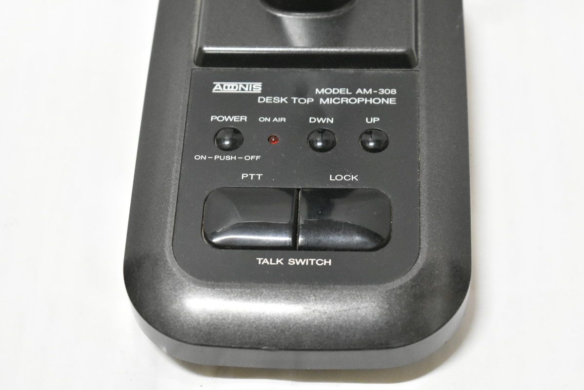 バイク 現状品 アドニス 卓上マイク AM-308 8ピン デスクトップマイク