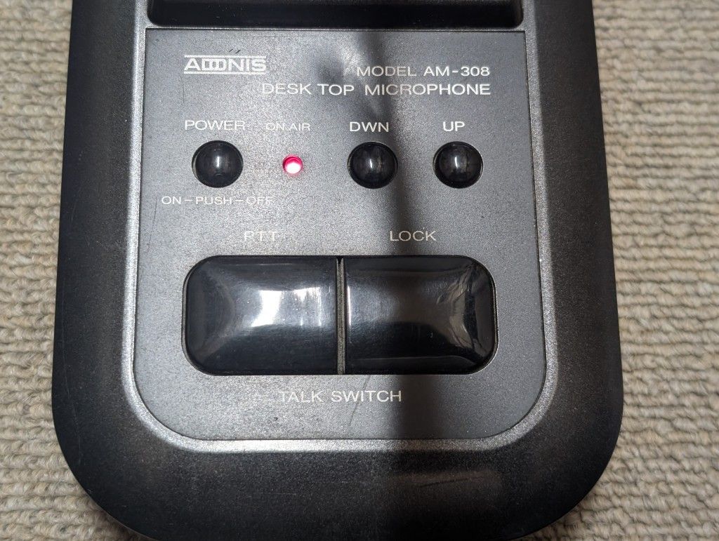 バイク 現状品 アドニス 卓上マイク AM-308 8ピン デスクトップマイク