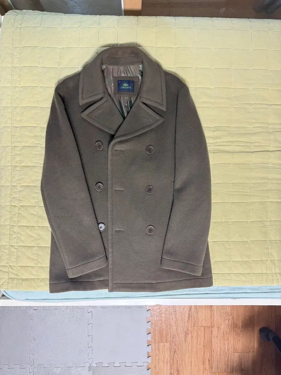 ラコステ ピーコート ブラウン