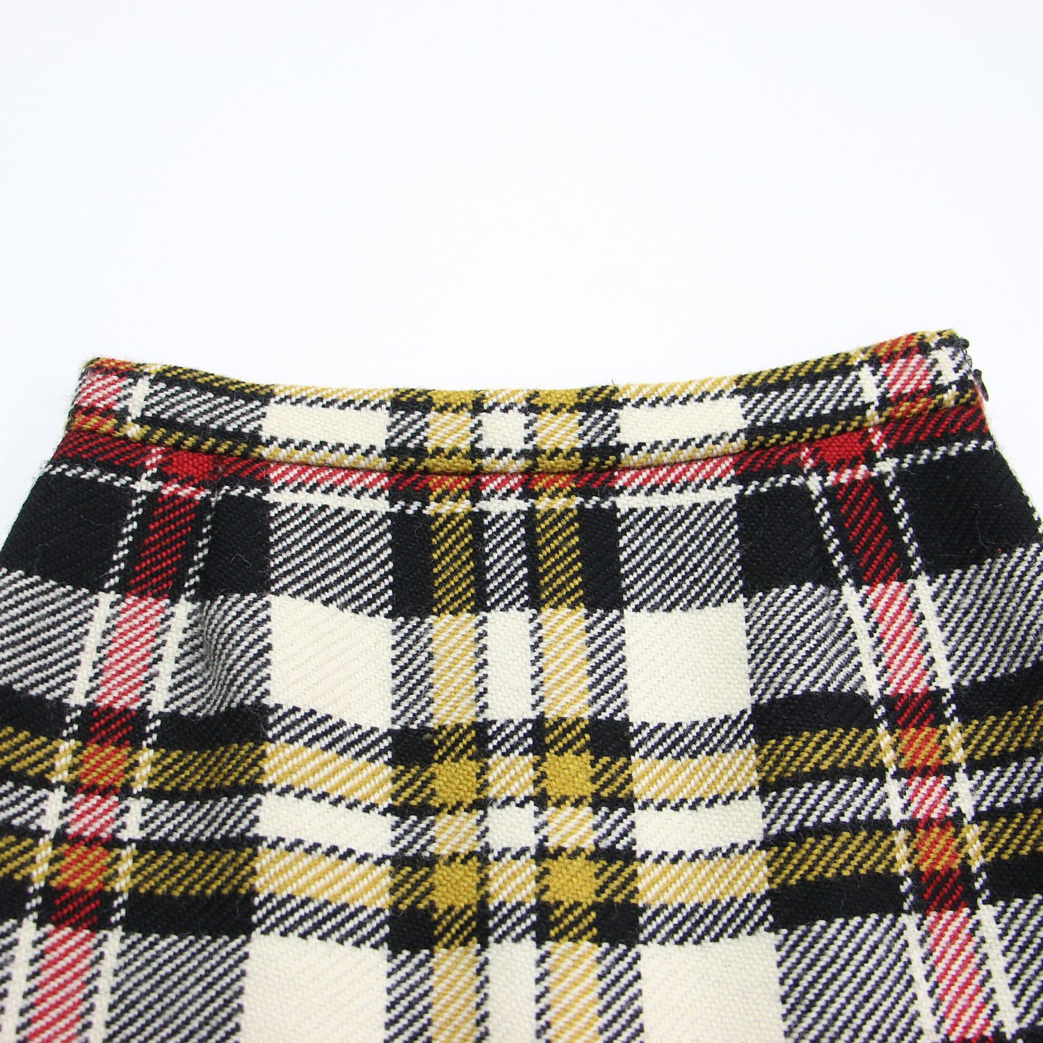 miumiu チェックスカート 36 MIUMIU ミュウミュウ スカート サイズ:36(S) | ウール チェック柄