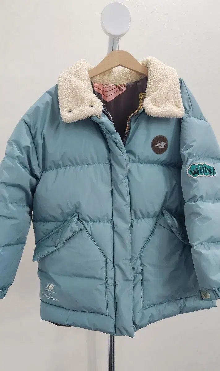 ニュー ンス キッズ アンド サニー ダックダウン ショートダウン ボア 140