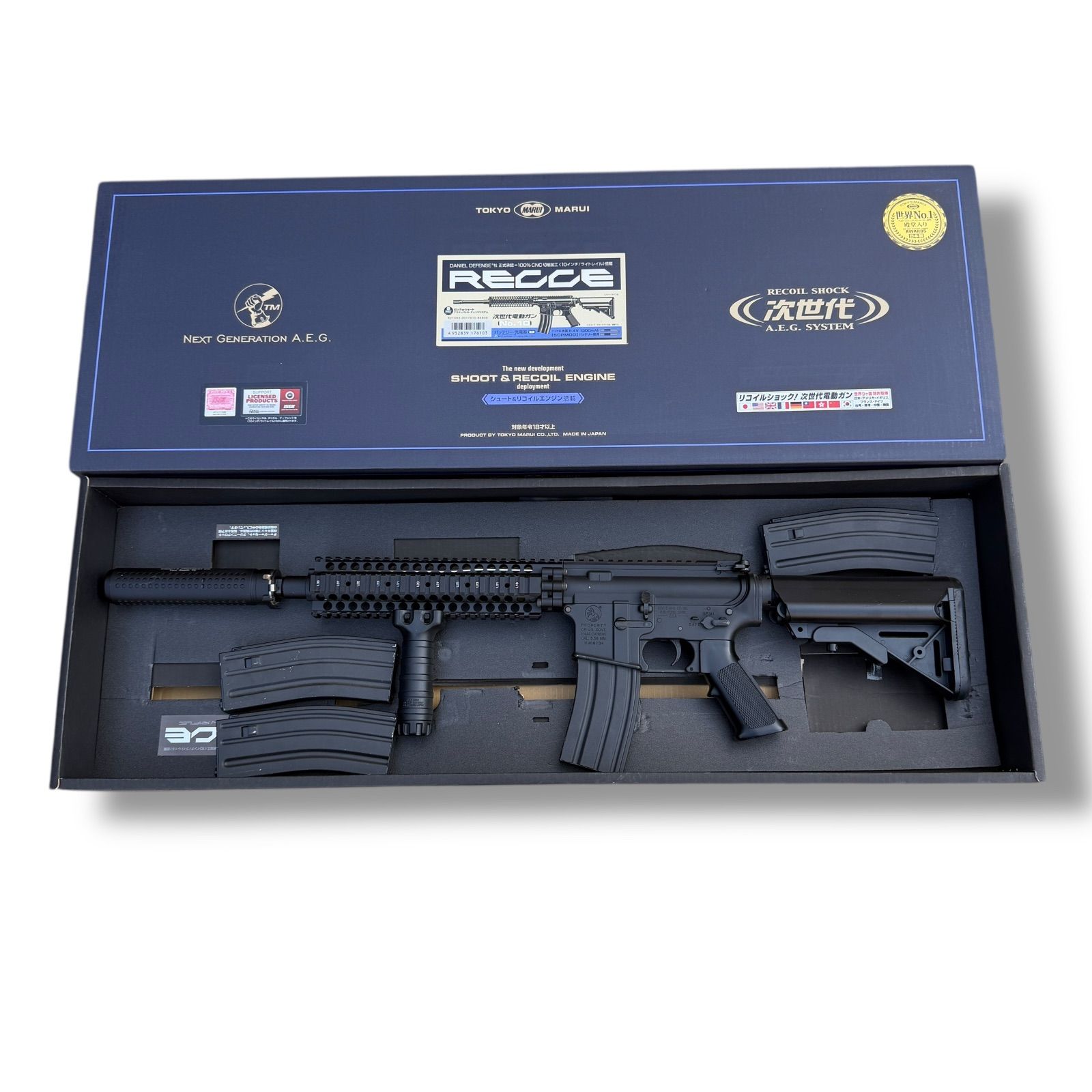 東京マルイ 次世代A.E.G. RECCE Tokyo Marui RECCE Daniel Defense Next Generation (NGRS EBB