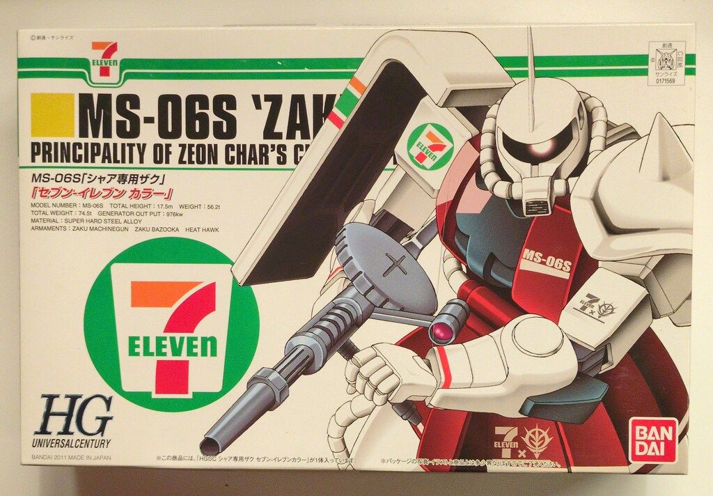 バンダイ HGUC 1/144 機動戦士ガンダム シャア専用ザク