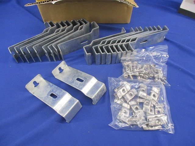 ケーブルラック 接続部振止金具(20個入)亜鉛メッキ QRS13