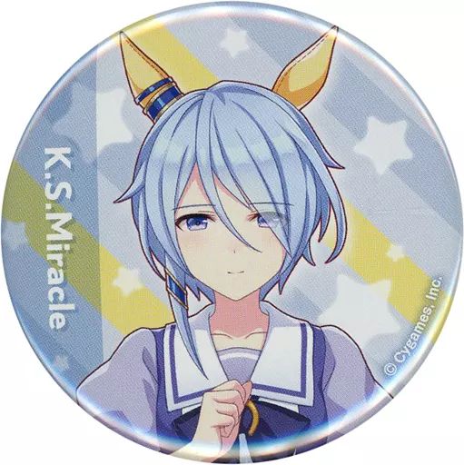 中古】バッジ・ピンズ ケイエスミラクル 公式缶バッジ(制服Ver