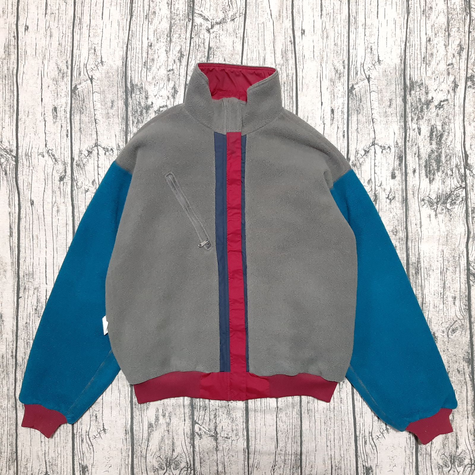 size S】USA製 96年 パタゴニア シェルドシンチラ 赤褐色 patagonia