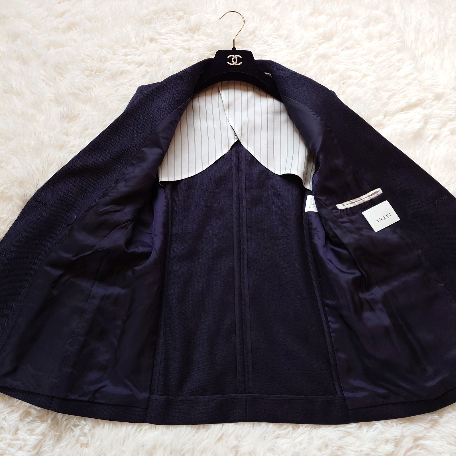 近年モデル ANAYI アナイ ダブル テーラードジャケット ダブルブレスト