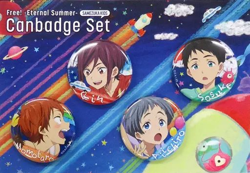 バッジ・ピンズ(キャラクター) SAMEZUKA KIDS 缶バッジセット(4個組