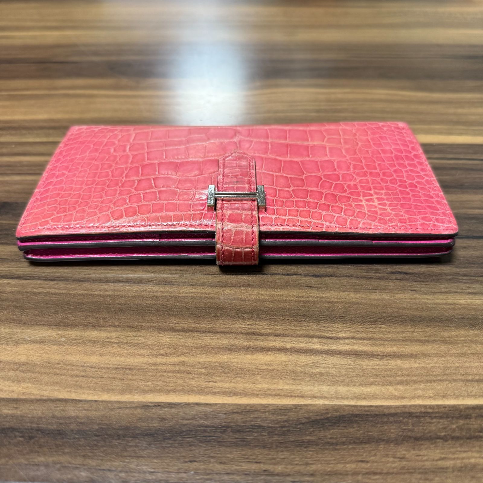 ⭐️極美品⭐️HERMES エルメス 財布 ベアン スフレ アリゲーター ▢M
