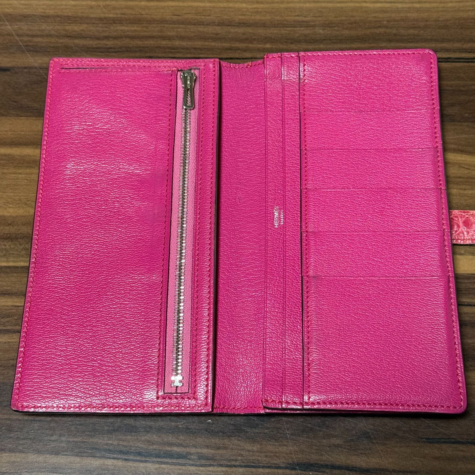 ⭐️極美品⭐️HERMES エルメス 財布 ベアン スフレ アリゲーター ▢M