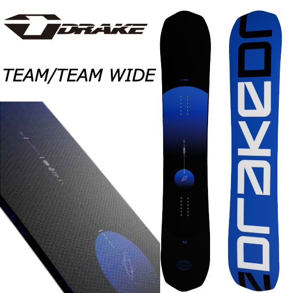25 26 DRAKE ドレイク TEAM チーム メンズ スノーボード パウダー 板 2026