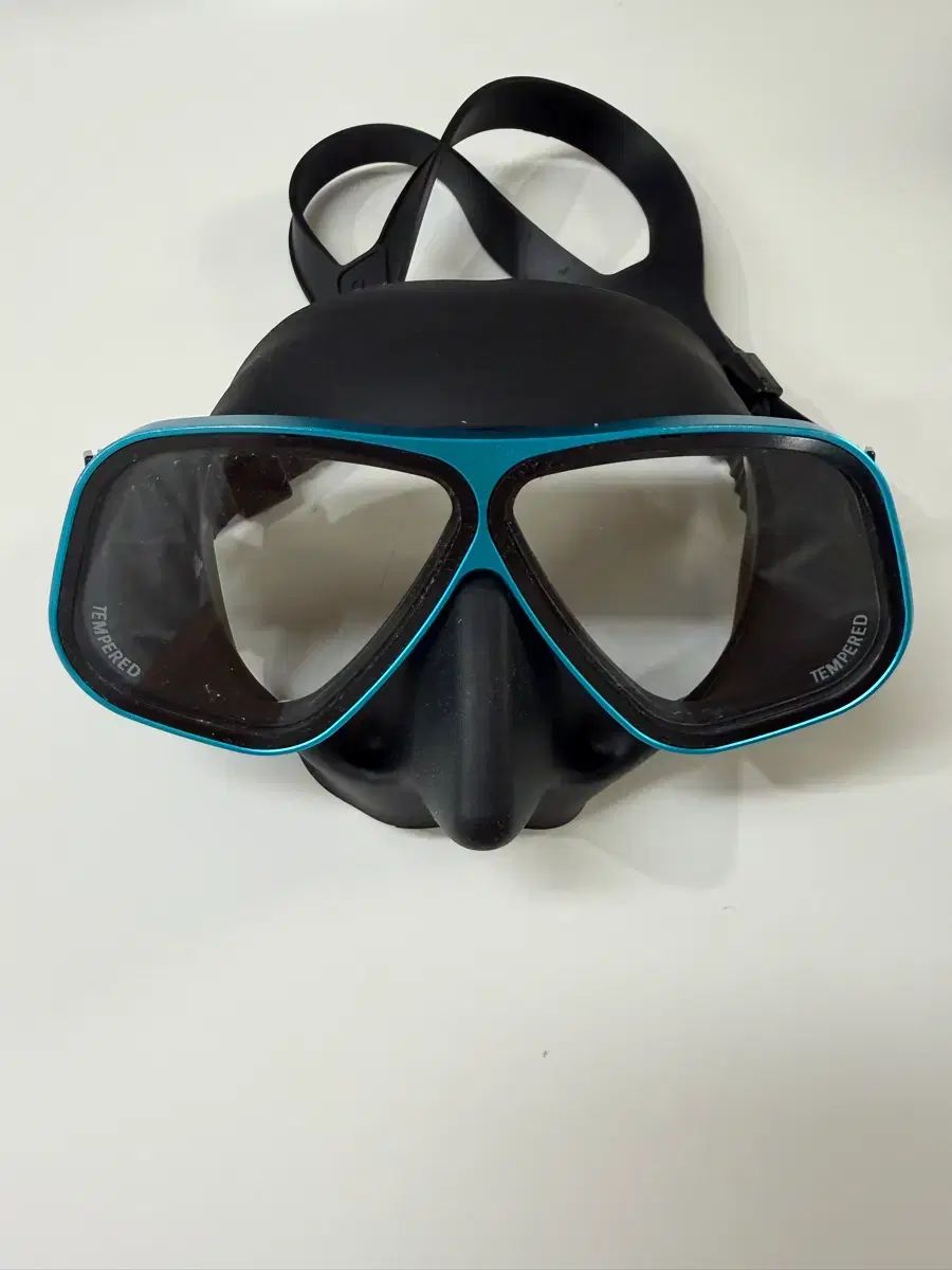 アポロ スキューバ フリーダイビング マスク アクアブルー D スカート