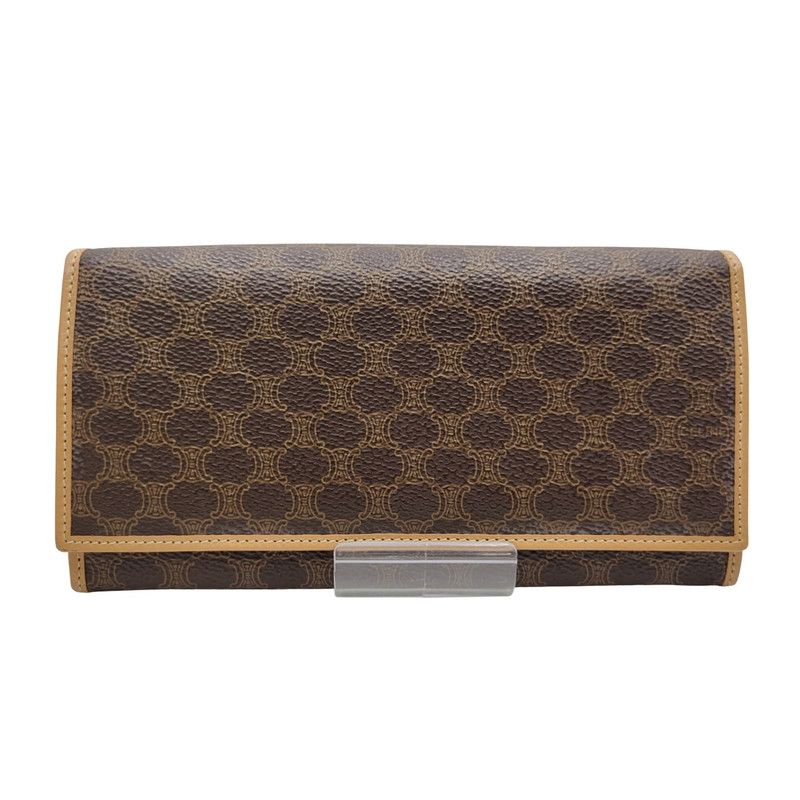現状渡し品】CELINE セリーヌ マカダム柄 長財布 ロングウォレット