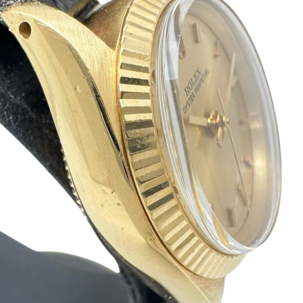 ROLEX/ロレックス】6619 オイスターパーペチュアル 腕時計 K18YG