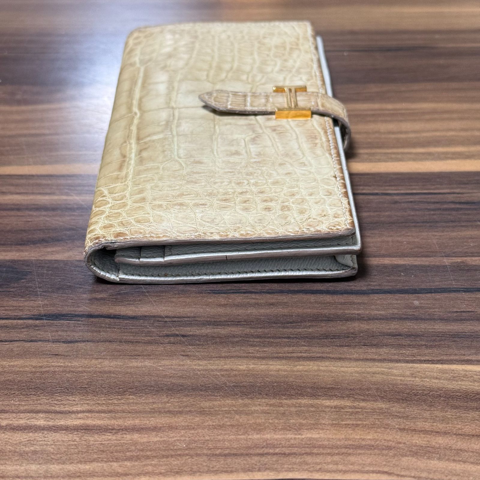 ⭐️Z刻印 美品⭐️HERMES エルメス 財布 ベアン スフレ アリゲーター