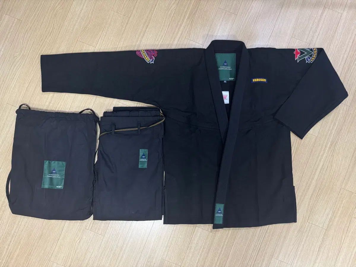 뱅가드 柔術 Jiu-Jitsu 柔道着 ムンディアル 콤프 ブラック A 3
