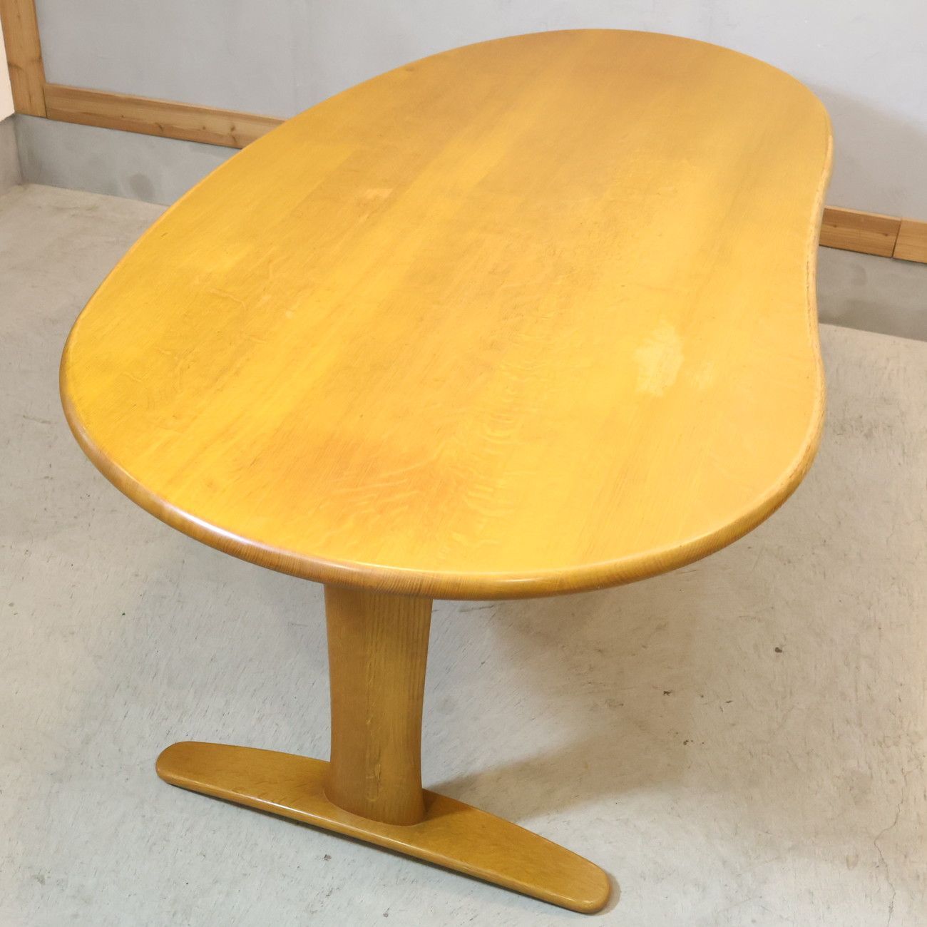 飛騨産業 HIDA キツツキマーク オーク材 ダイニングテーブル 和モダン