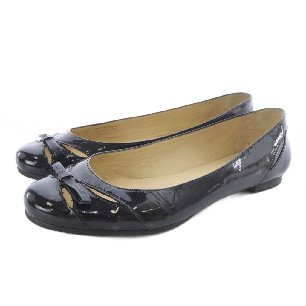 ケイトスペード KATE SPADE エナメル フラットシューズ パンプス 25cm