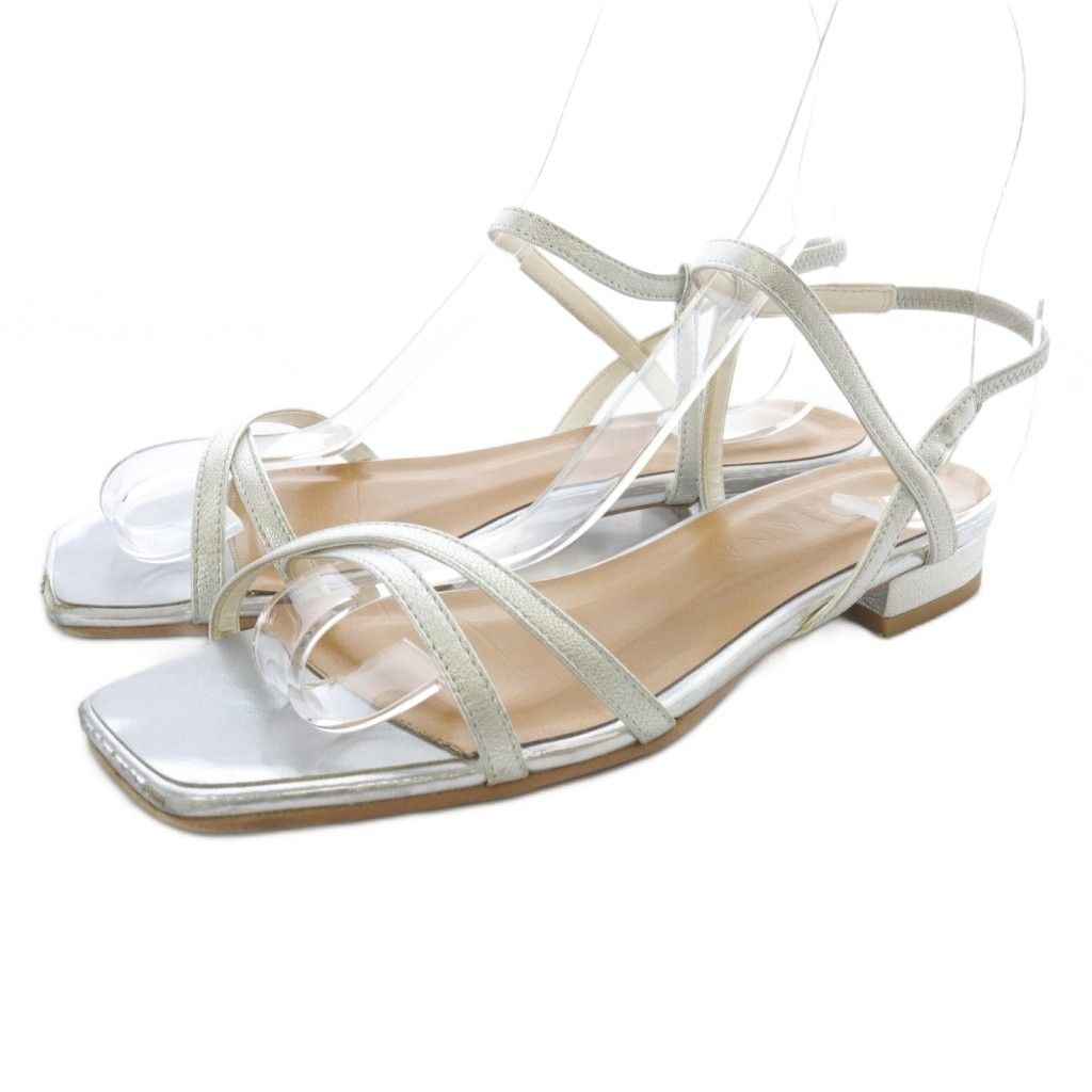 ダイアナ DIANA ストラップ サンダル レザー スクエアトゥ 23cm