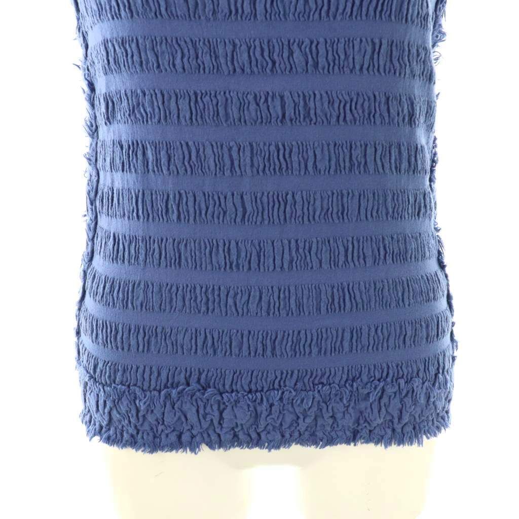 ミーイッセイミヤケ me ISSEY MIYAKE ノースリーブカットソー プル