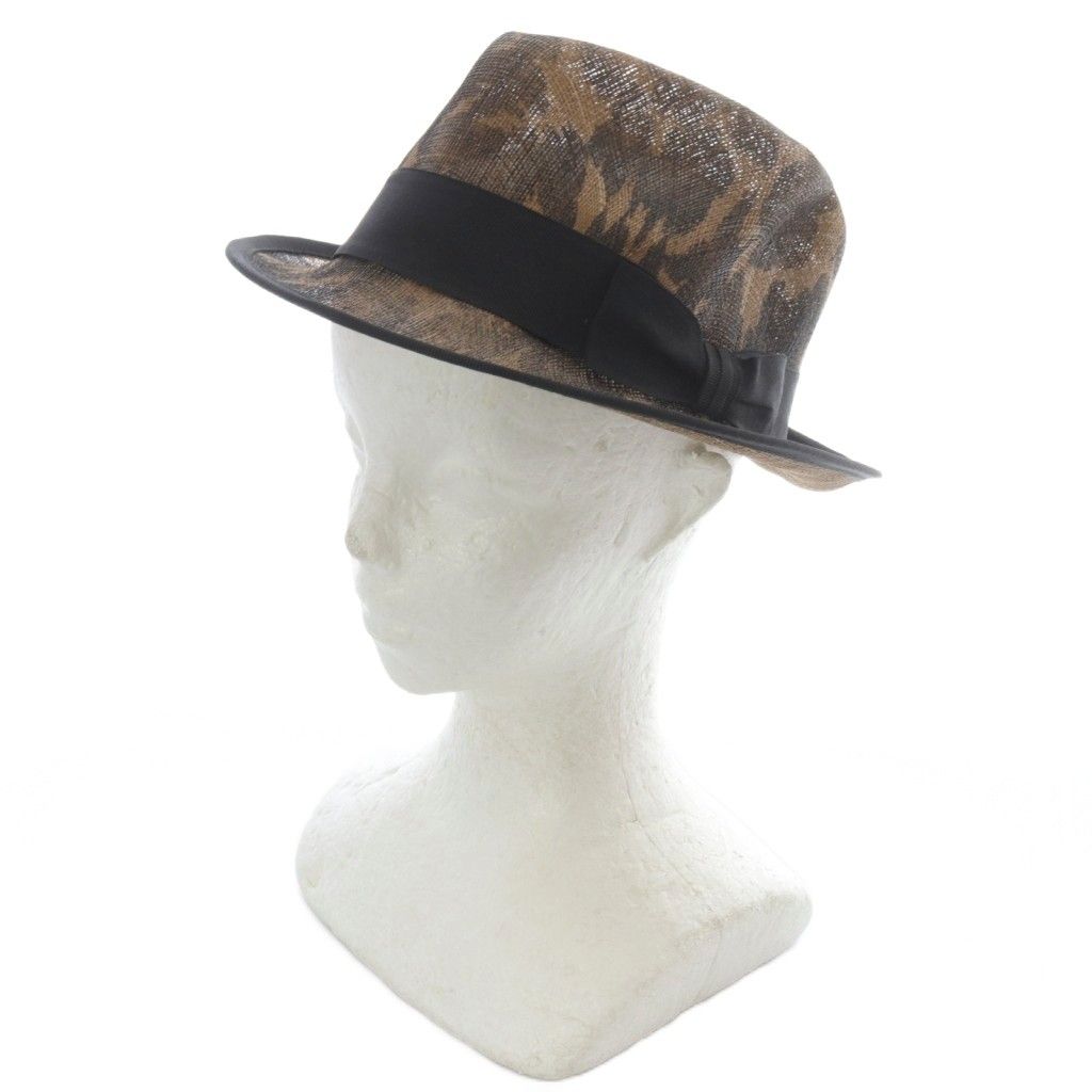 ヒステリックグラマー HYSTERIC GLAMOUR ヒョウ柄 麦わら ハット 帽子