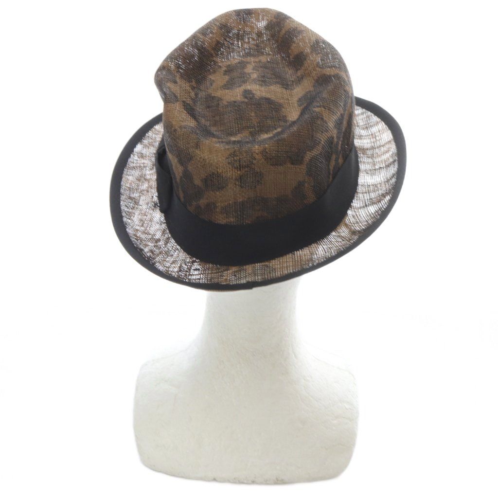 HYSTERIC GLAMOR ハット（ヒョウ柄） ヒステリックグラマー HYSTERIC GLAMOUR ヒョウ柄 麦わら ハット 帽子